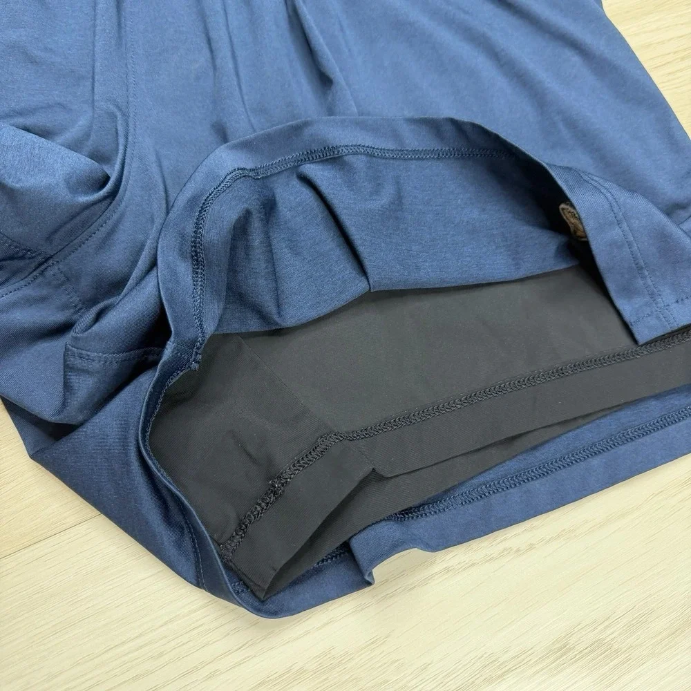 Tracksmith Session Running Shorts Mens XXL Blue Lined Athletic Gym 5
